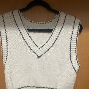 Ardene White Sleeveless Knit Top